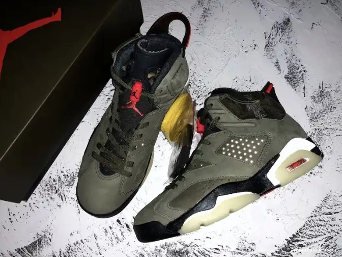 80% Off Sale 6 Olive x Scott Air Jordan Medium Travis CN1084-200 0518